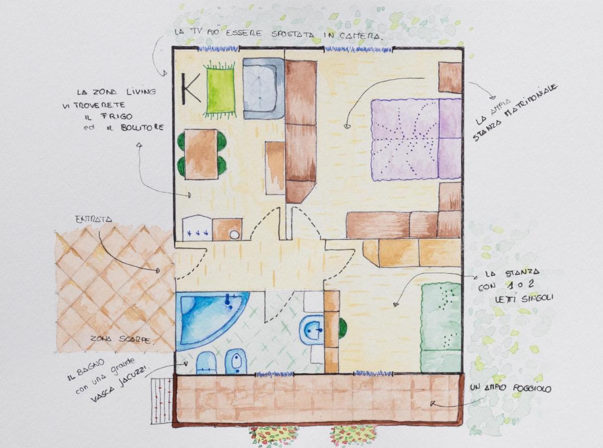 B&B Suite Casagrande 佩尔吉内瓦尔苏加纳 外观 照片